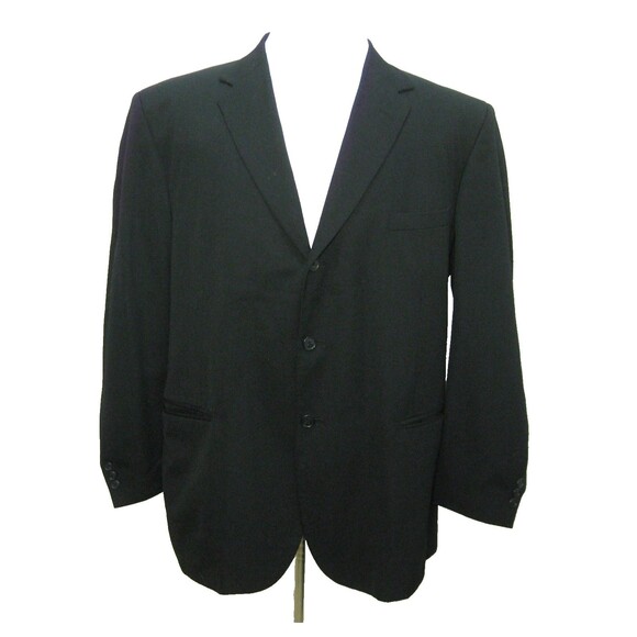 City Streets Other - City Streets Mens Size 44R Black Wool Blend Sport Coat Blazer Suit Jacket